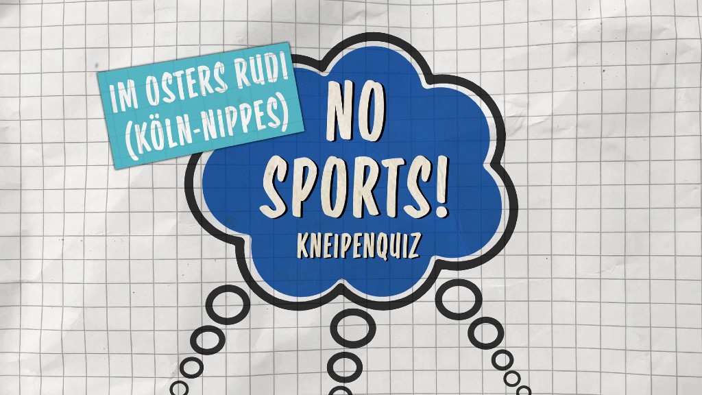 Kneipenquiz "No Sports!"