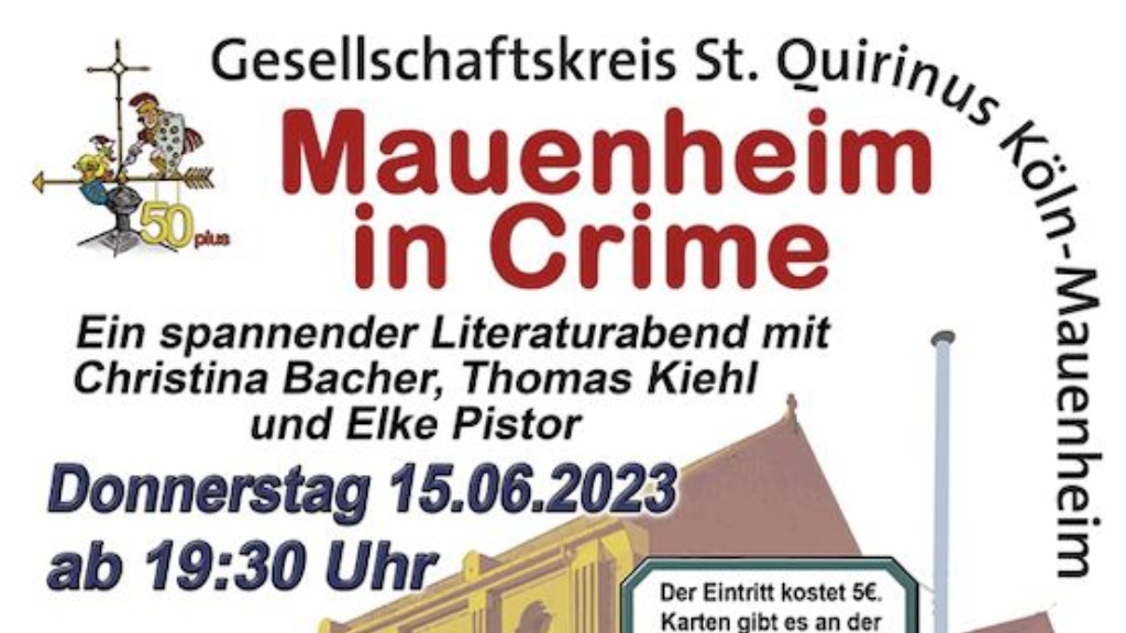 Literaturabend "Mauenheim in Crime"
